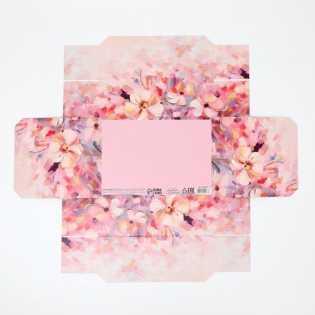 Gift folding box, packaging, "bloom", 21 x 15 x 7 cm-6