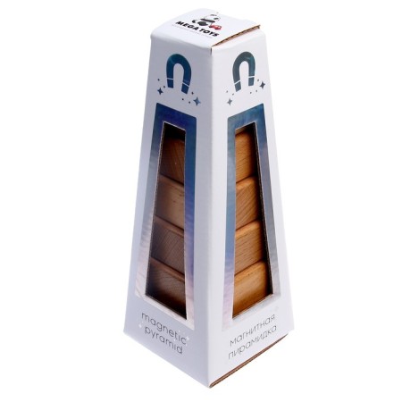 Wooden toy "Magnetic pyramid"-7