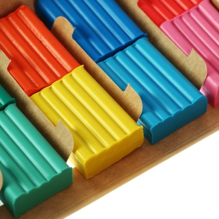 Calligrata plasticine, 12 colors, 120 g-1
