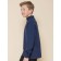 Sweatshirt for boys, height 152 cm, dark blue color