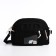 Youth bag with zipper, black color