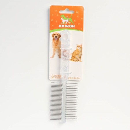 Combine comb “bubbles” of two -sided, transparent, 19.5 x 5.6 cm-4