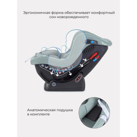 Carryress children's Rant Pilot Active Line, group 0+/1 (0-18 kg), green color-3