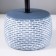 Dorothea table lamp E14 40W Blue 18x18x32 cm Risalux