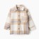Children's shirt kaftan insulated, size 36 (134-140 cm), beige