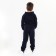 Kids' costume (sweatshirt, trousers) I am laid down, the color is dark blue, height 86 cm