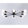 Lamp ceiling in the style of Ambrella Light, Loft, TR80411, 8HE27, Black Color