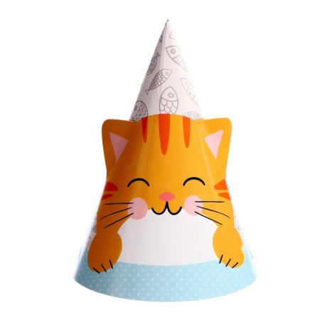 Paper cap “cats with ears”, in a set 6 pieces-1