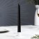 A set of antique candles, 1.9x 20 cm, 6 pieces, black metallic