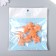 Busina Plastic for the creativity "Star. Stone ice" transparent-coral 1,3x2.6x2.6 cm
