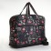 Road bag with lightning, with an increase, a long belt, the color is black