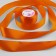 Satin tape, 40 mm × 23 ± 1 m, tangerine color №164