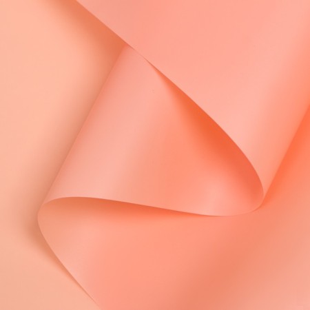 Flower film, matte, light corral, 0.58 x 10 m