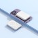 Luazon CRR-34 external battery, 10,000 mAh, 5 W, with the Magsafe, Lightning, White function