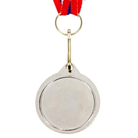 Prize medal 041 diam 3.2 cm. 2 place. Color ser. With a ribbon-3