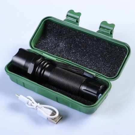 Manual battery “Master K”, 1200 mAh, 3 modes, USB, 12 x 3 cm-2