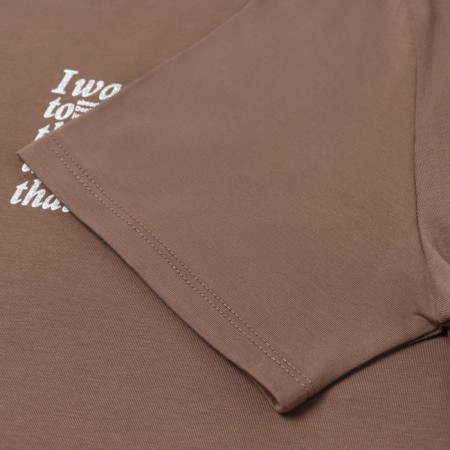 T-shirt female, light brown, size One size (42-46)-5