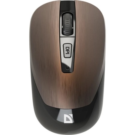 Mouse Defender Wave MM-995, wireless, optical, 1600 dpi, 1xaa (not in compli), brown-1