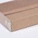 Confectionery packaging, craft with PVC lid, 18 x 10 x 3 cm