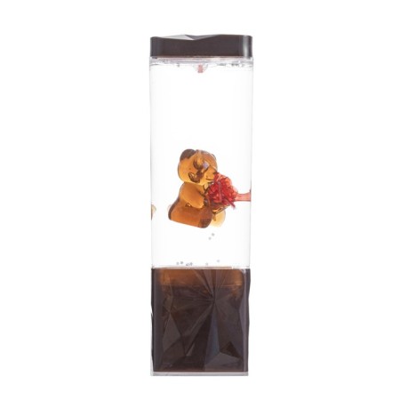 Lava-lamp "Bear" LED 2W from batteries 3haa brown 7x7x24 cm-11