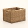 Wicker basket, 50x40x33 cm, seaweed