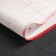 Reinforced rug with a spill of the share, silicone, 40 × 60 cm, white color