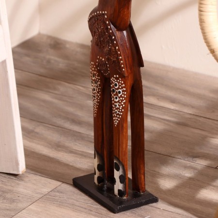 Souvenir tree "Elephant with carved ears" 60x14x9 cm-6