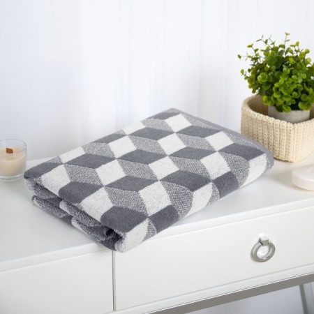 Tensor Magic Night Geometric, 420 gr, size 50x70 cm, color gray, white-2