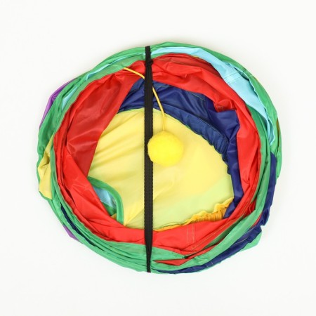 Cat tunnel rustling "tee", 80 x 25 cm, multi -colored-6