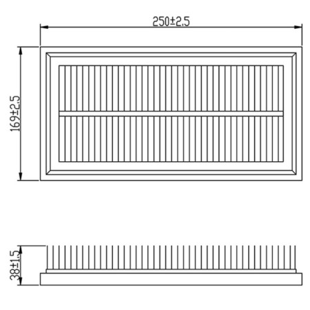 Air filter Totachi Ta-1599-1