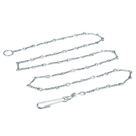 The tiery twisted zoonics chain, 3 mm, 2.5 m with carbine