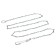 The tiery twisted zoonics chain, 3 mm, 2.5 m with carbine