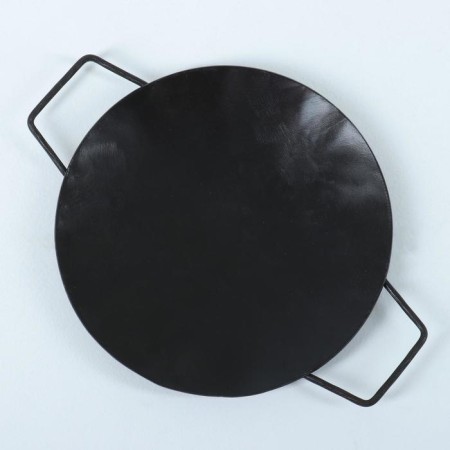 Saj frying pan "warmed" diameter 30 cm, steel thickness 2 mm-1