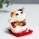 Souvenir Ceramics "Mani -Neko - pleasure" 4.5x3.8x4.6 cm set of 5 pcs