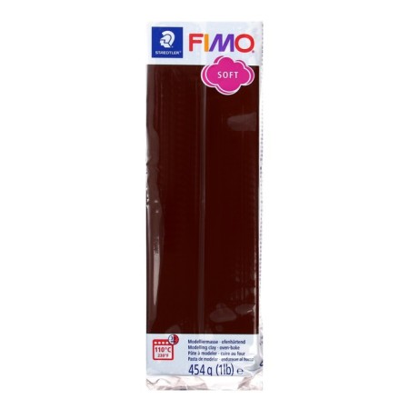Plastic - polymer clay, 454 g, Soft, chocolate