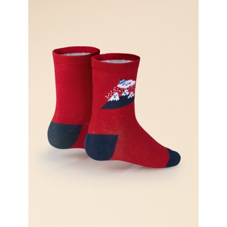 Nosk children's, size 16-18, the color is red, dark blue, 2 pcs-6
