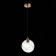Suspension EVOLUCE. Sle103103-01. Satturo. 1x60 watts, e27, 20x20 cm, golden color