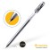 Gel handle Crown Multi, Standard, Node is 0.4 mm, disposable, black