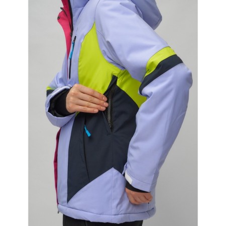 Ski suit, size 46, purple color-3