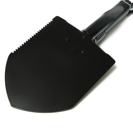 Shovel is tourist, folding, l = 62 cm, saw, metal stalk with a handle, in a case, mix, Greengo-1