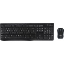 Keyboard + Logitech MK270 Claw: Black Mouse: Black USB Wireless Multimedia (920-00 10046