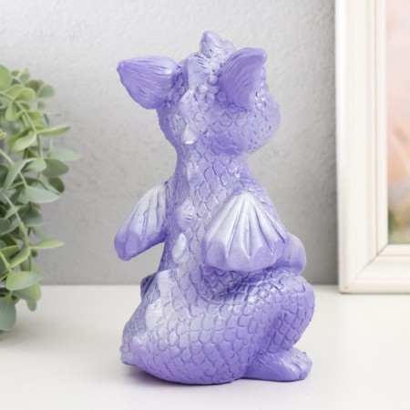 Figure "Dragon" 18x10x10 cm, lilac-2