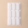 Form for mousse desserts and baking konfinetta "cord", 30 × 17.5 × 2 cm, 9 cells (9 × 4.5 cm), white color