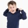 Costume for a boy (sweatshirt/pants), dark blue color, height 98