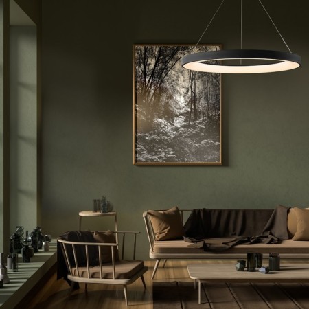 Mantra Niseko, Led, 3760lm, 2700-5000k, 500 mm, black color-3