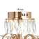 Caust "Irina" 5x60W E14+18W LED PDD Gold 48x48x52cm SVK