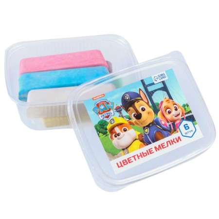 Set of colored crayons puppy patrol, 6 colors-5