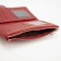 Women's wallet on the button, burgundy color