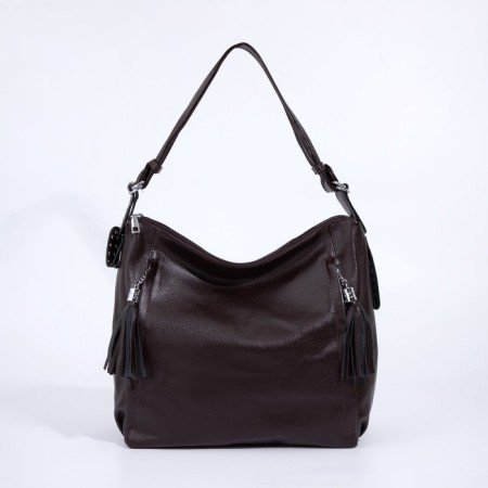 Love bag with lightning, brown color