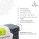 Sangh yoga block, 23 × 15 × 8 cm, gray color